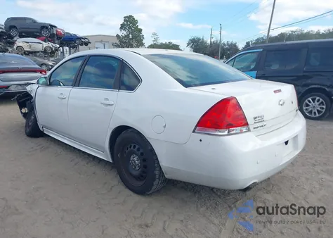 2012 Chevrolet Impala Police z USA, uszkodzony, nr VIN 2G1WD5E3XC1307093
